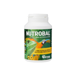 Nutrobal, Calcium & Vitamin D3 Mineral Supplement for Birds & Reptiles, Powder, Easy to Administer, 100g