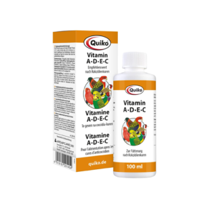 Quiko Vitamin A-D-E-C -100 ml For vitamin supply for pet birds